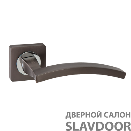 Ручка дверная " Рикотта " 520-02 , матовый черный никель